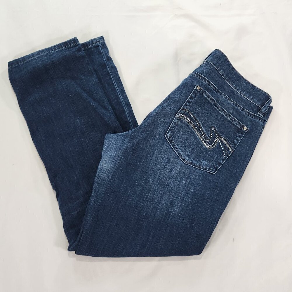 White House Black Market Noir 12R Boot Leg Jeans casual Lot C - Picture 6 of 6